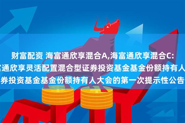 财富配资 海富通欣享混合A,海富通欣享混合C: 关于以通讯方式召开海富通欣享灵活配置混合型证券投资基金基金份额持有人大会的第一次提示性公告
